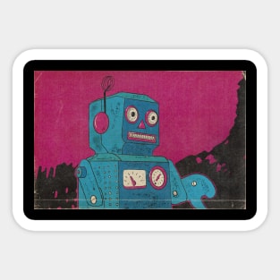 Happy Robot Sticker